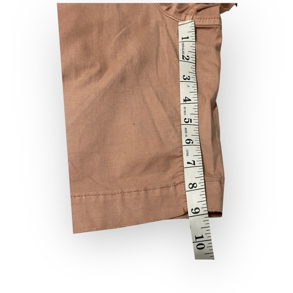 American Eagle Men Shorts Flex Lived In Khaki Knee Stretch Sz 28 Coral NWT - Picture 3 of 5